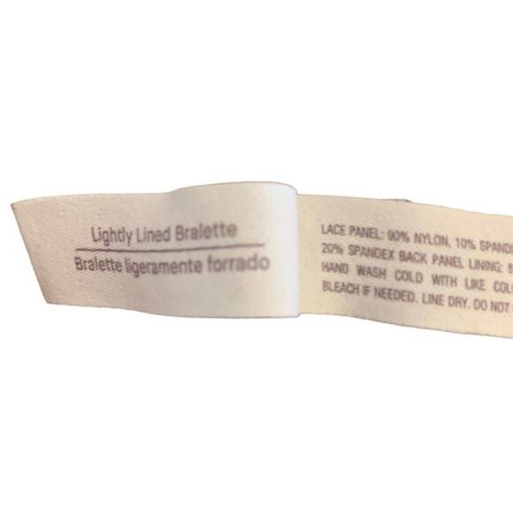 Auden bralette size 3x.‎ Lacey t-back pull on. - Picture 8 of 8